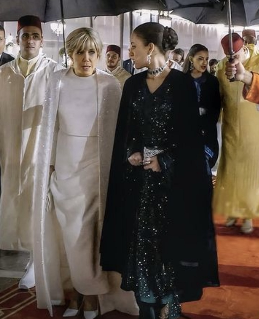 الأميرة لالة خديجةوبريجيت ماكرون